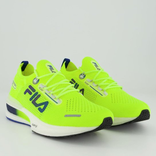 Tenis Masculino Sapatilhas Fila Amarelas Tênis Fila Float Elite