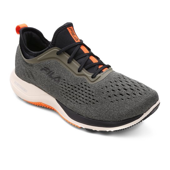 Tênis Fila Lite Scale Masculino - Chumbo+Laranja