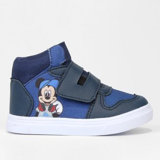 Tênis Infantil Disney Mickey Cano Médio Menino