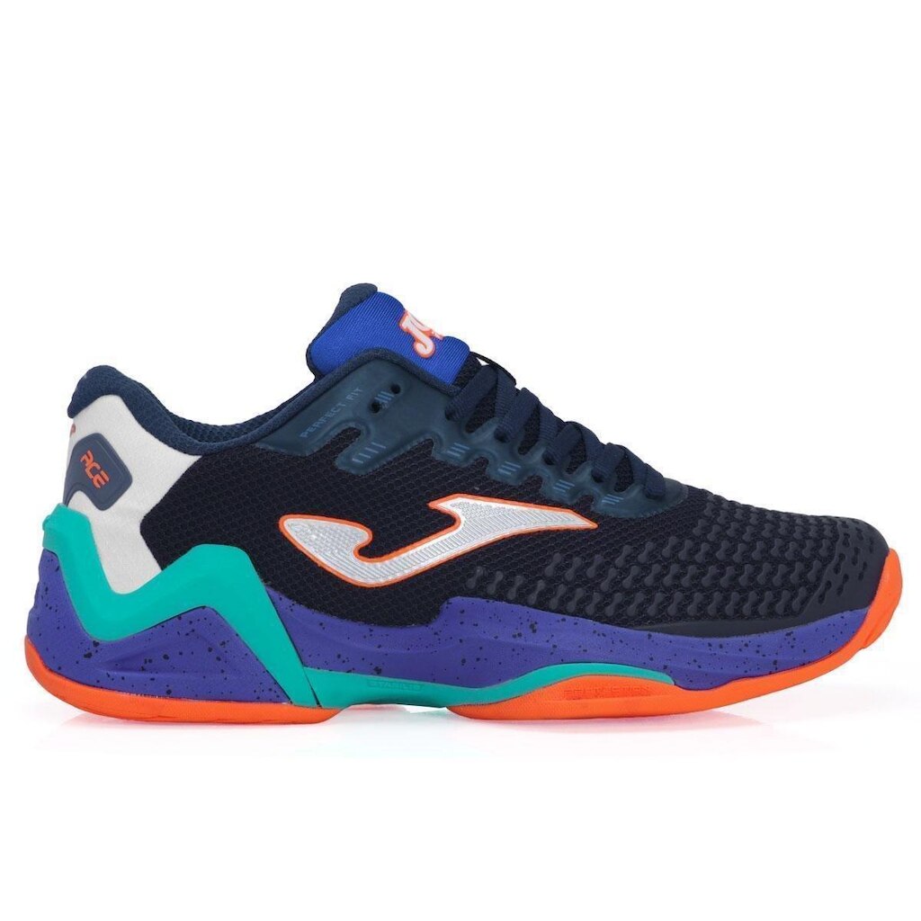 Tênis Joma Ace Pro Marinho Azul e Coral