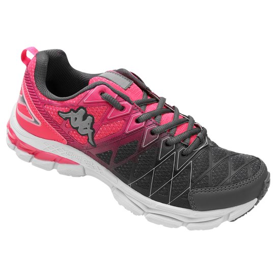 Tênis Kappa Impact Feminino - Cinza+Pink