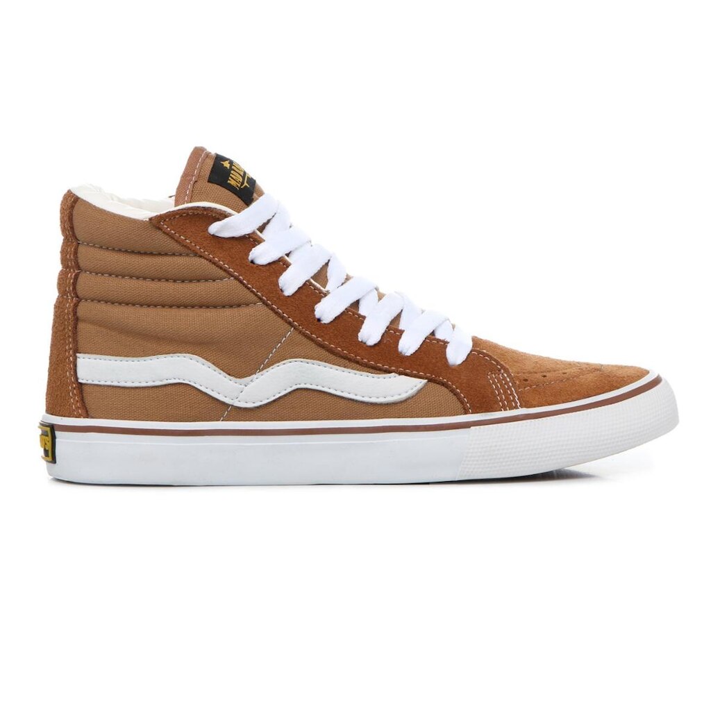 Tênis Mad Rats Hi Top Camel