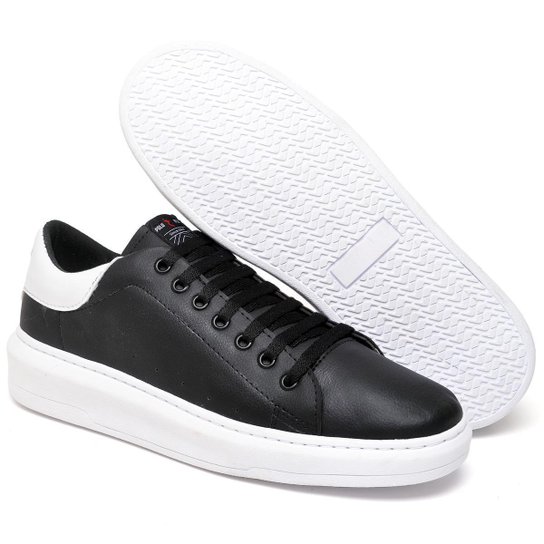 Tênis Masculino Casual Adulto Juvenil Sola Alta Estilo e Confortável em Sintético do 34 ao 44