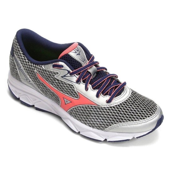 Tênis Mizuno Jet 3 N Feminino - Prata+Azul
