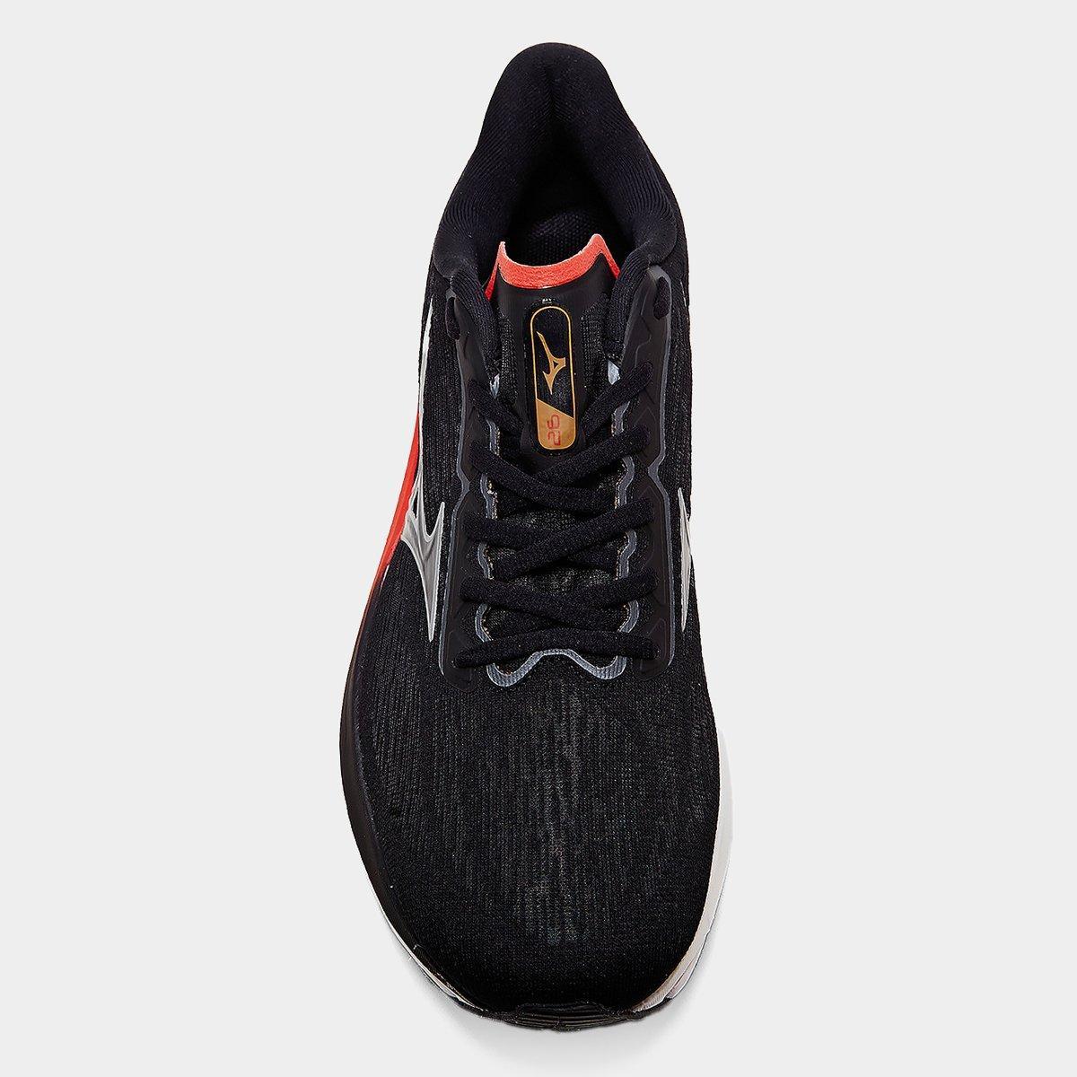 Tênis Mizuno Wave Creation 26 Masculino - Preto+Vermelho | Clube