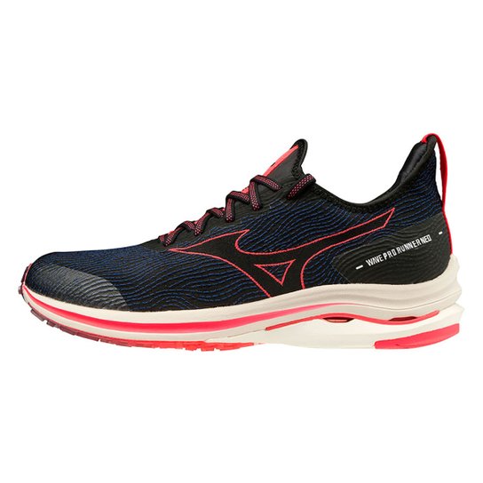 Tênis Mizuno Wave Prorunner Neo Masculino - Preto+Rosa Menor preço em Tênis Mizuno Wave Prorunner Neo Masculino - Preto+Rosa
