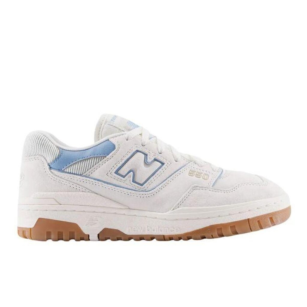 Tenis New Balance 550 Bege Claro Azul