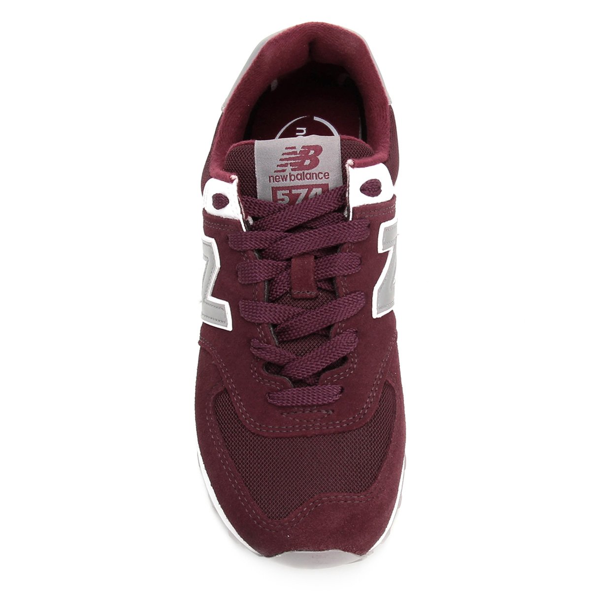 Ml574 Bordeaux New Balance 570 Bordeaux ML574 Gris Blanc, Baskets