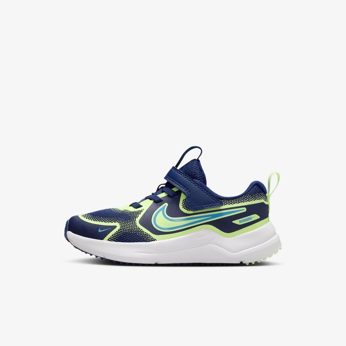 Tênis Nike Cosmic Runner Infantil - Azul+amarelo | Clube Netshoes