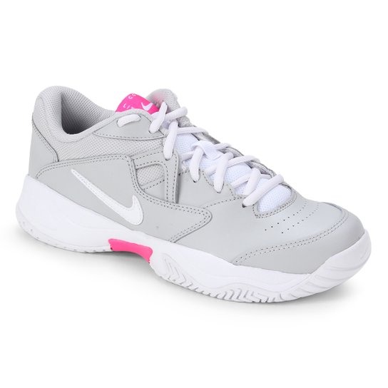 Tênis Nike Court Lite 2 Feminino - Cinza+Branco