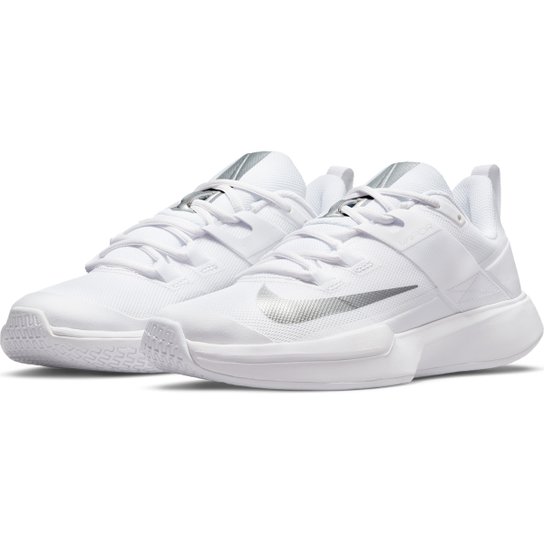 Tênis Nike Court Vapor Lite Feminino - Branco+prata