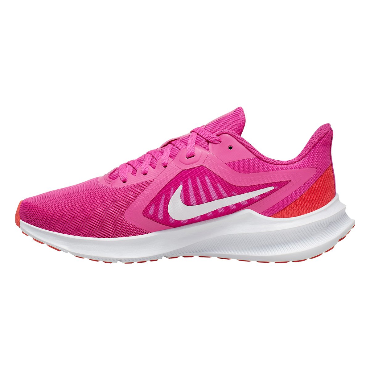 Tênis Nike Downshifter 10 Feminino Pink e Branco Clube Netshoes