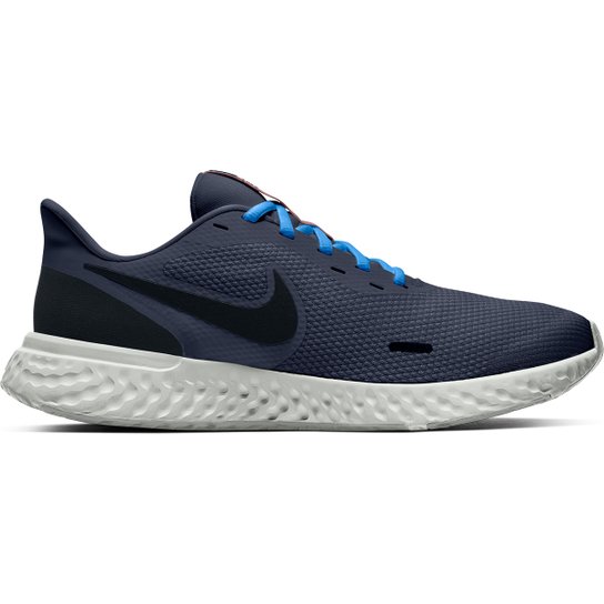 Tênis Nike Revolution 5 Masculino - Azul+Preto