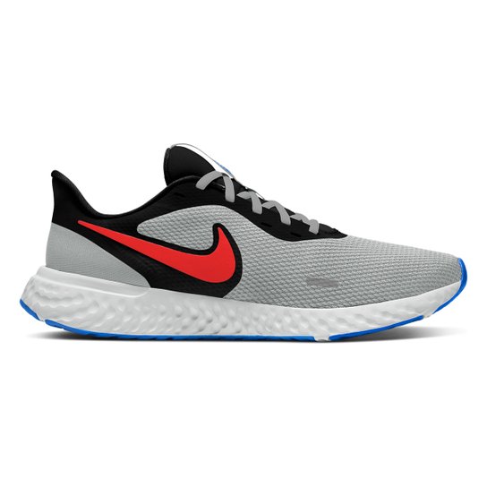 Tênis Nike Revolution 5 Masculino - Preto+Chumbo