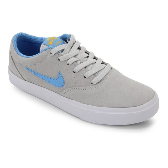 Tênis Nike SB Charge Suede - Cinza+Azul
