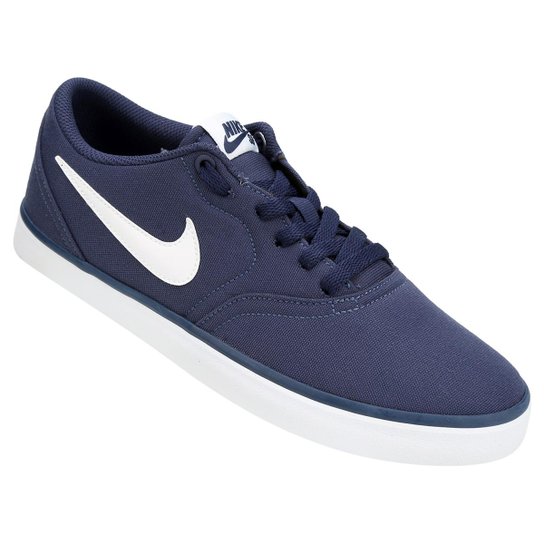 Tênis Nike Sb Check Solar Cnvs Masculino - Marinho