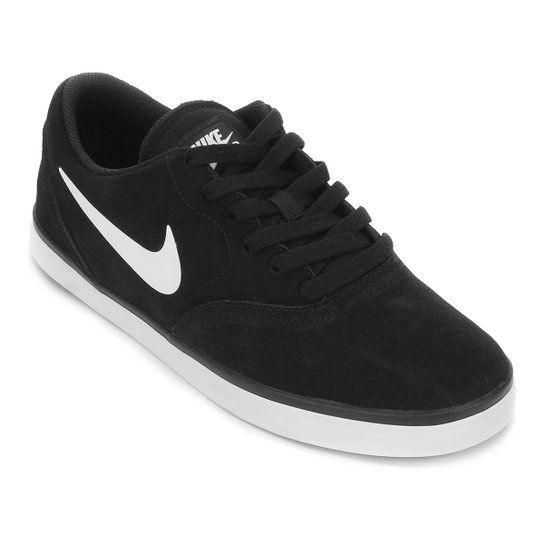 Tênis Nike SB Check - Preto+Branco