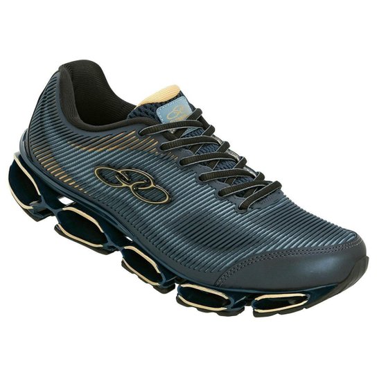 Tênis Olympikus Excellent Masculino - Marinho+Dourado