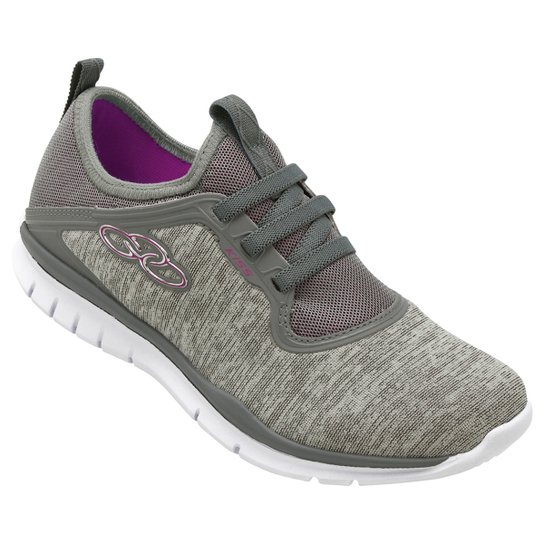 Tênis Olympikus Kiss Feminino - Cinza