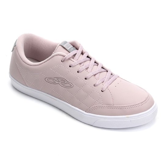 Tênis Olympikus Lux Feminino - Rosa Claro Menor preço em Tênis Olympikus Lux Feminino - Rosa Claro