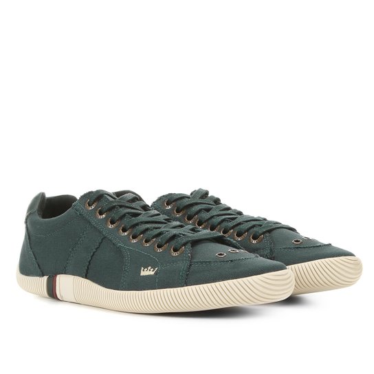 Tênis Osklen Riva Lona Masculino - Verde Militar