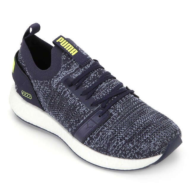 Menor preço em Tênis Puma NRGY Neko Engineer Knit Masculino - Marinho+Amarelo