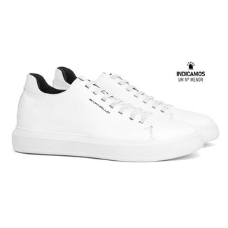 Tênis Sapatênis Masculino Rafarillo Toronto Alth Aumenta Altura 7cm Couro 93055 Cor:;Tamanho:37