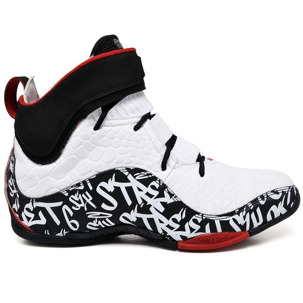 Tenis Six Street Impact - Branco Com Preto