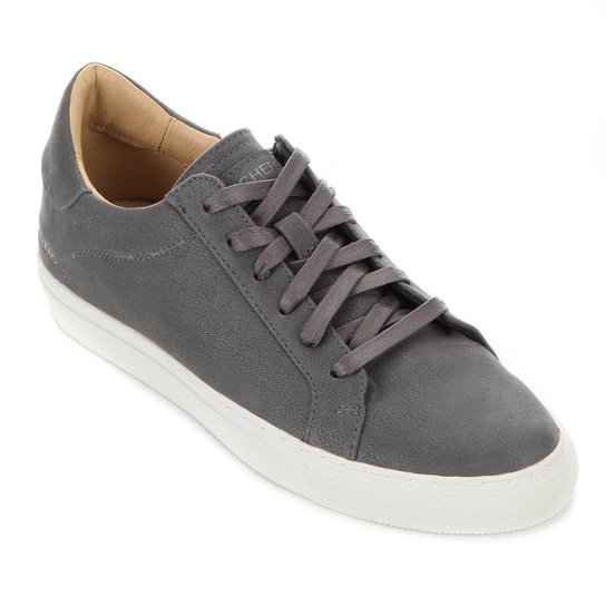 Tênis Skechers Vaso - Vivir Feminino - Cinza Menor preço em Tênis Skechers Vaso - Vivir Feminino - Cinza