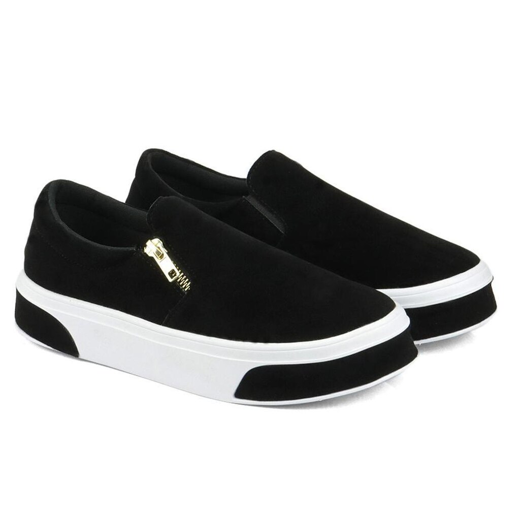 Tenis Slip On Casual Feminino Confortável