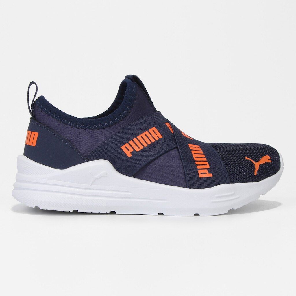 Tênis Slip On Infantil Puma Wired Run