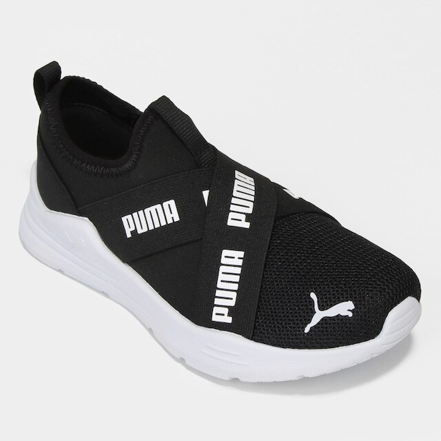 Tênis Slip On Infantil Puma Wired Run