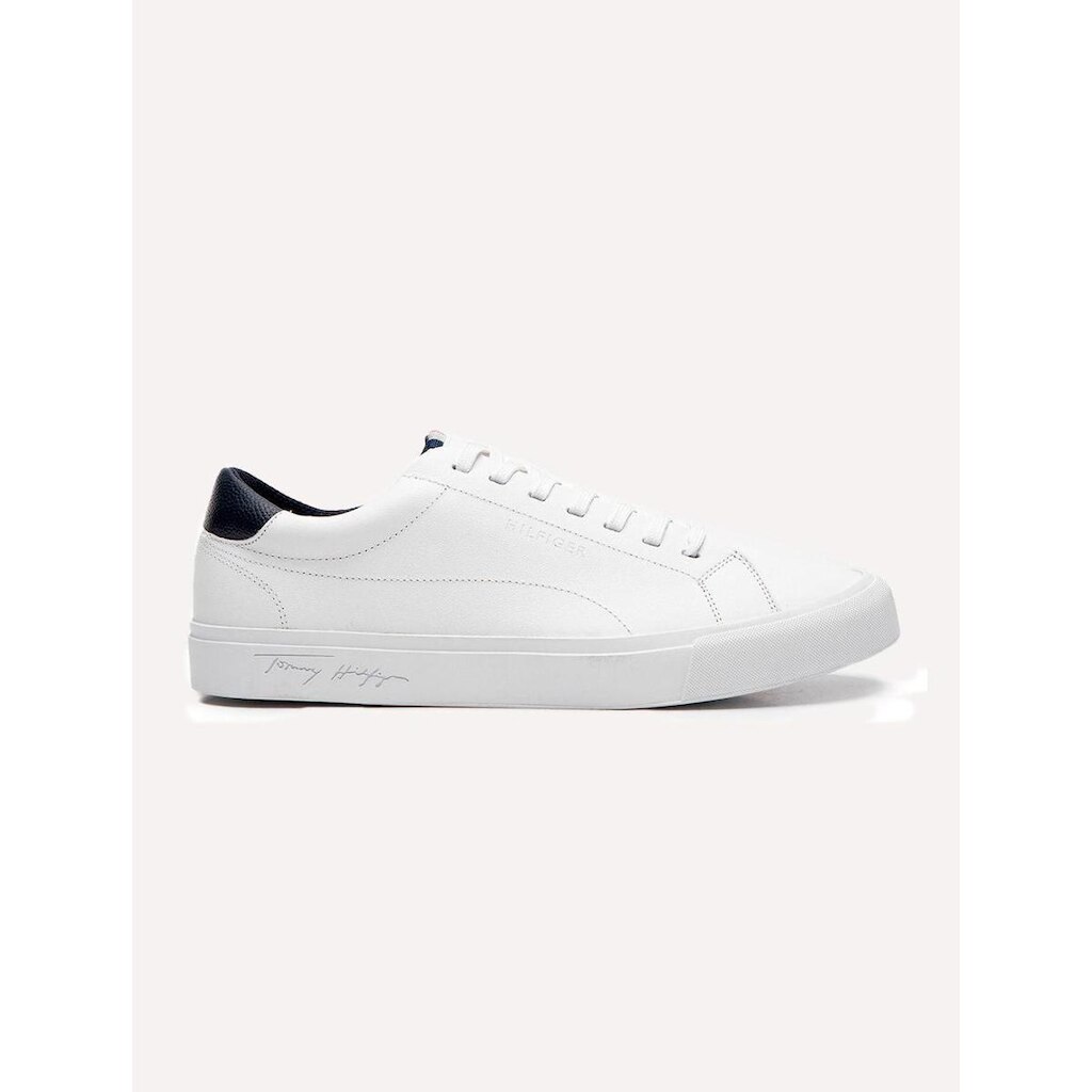 Tênis Tommy Hilfiger Masculino Couro Greg 1A  Branco