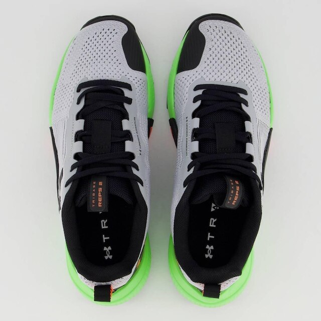 Tênis Under Armour Tribase Reps 2 Cinza e Verde
