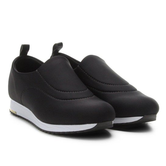 Tênis Usaflex Easy Fit - Preto+Branco Menor preço em Tênis Usaflex Easy Fit - Preto+Branco