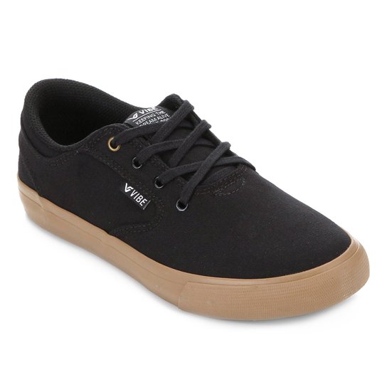 Tênis Vibe College Masculino - Preto+Caramelo