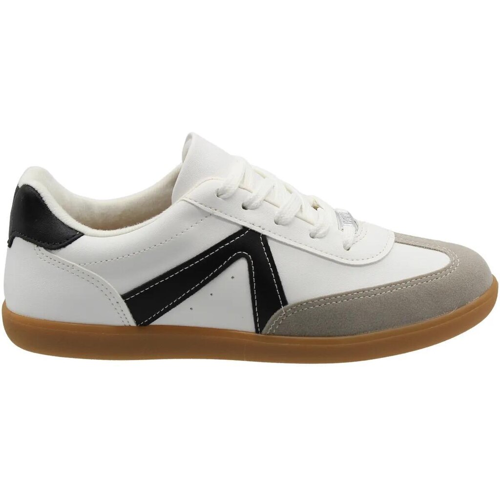 Tenis Vizzano Branco Feminino Casual Recortes Macio