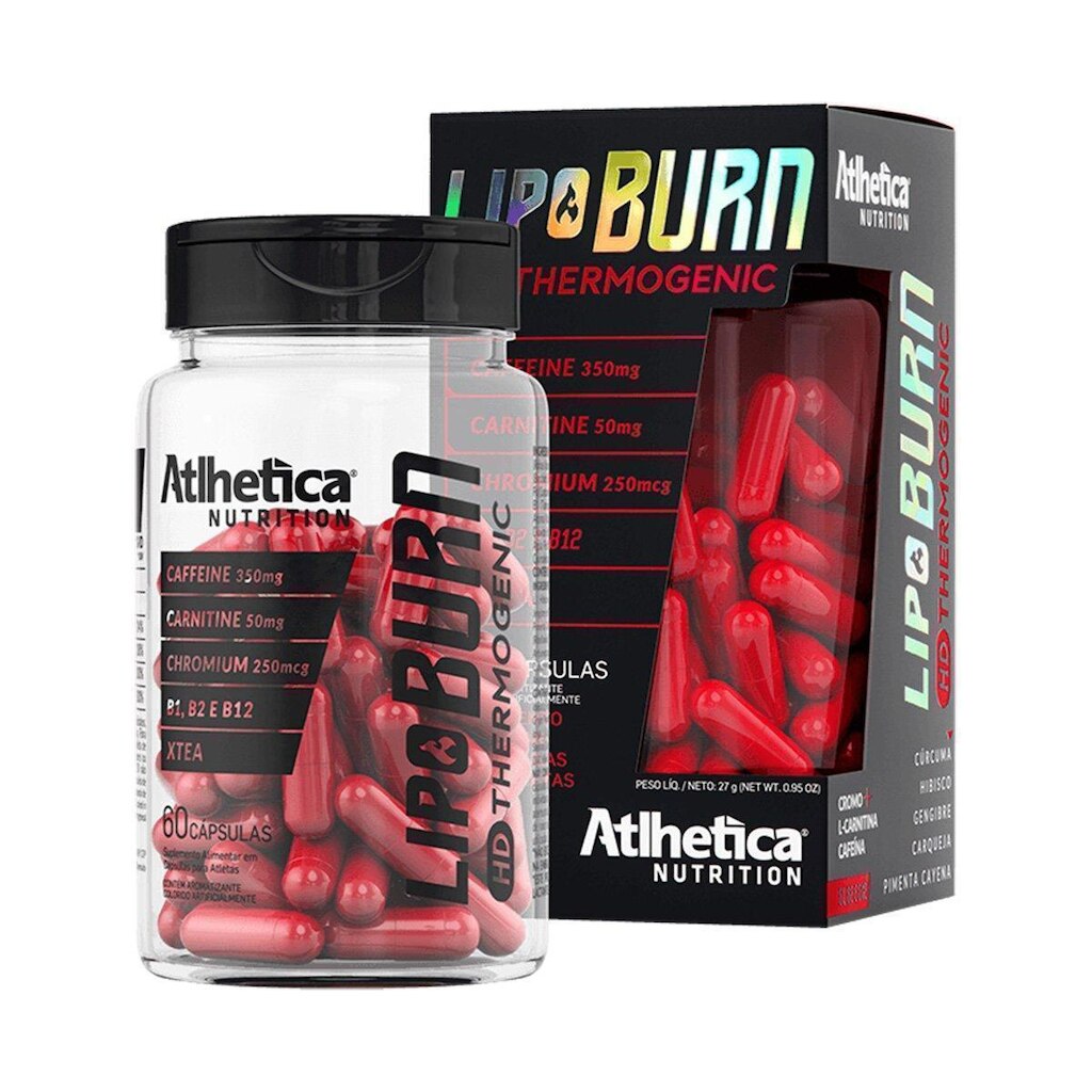 Termogênico Atlhetica Nutrition Lipo Burn HD - 60 Cáps
