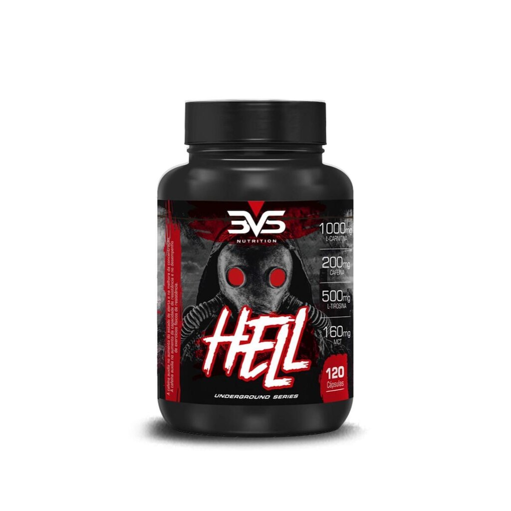 Termogênico Hell  120 cápsulas 3VS Nutrition