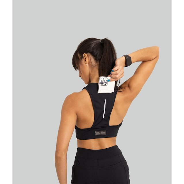 Top com Bolso de Compressão para corrida