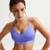 Top Nike Indy Feminino - Roxo+Branco