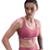 Top Nike Indy Feminino - Rosa+Branco