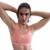 Top Nike Swoosh Feminino - Rosa+Branco