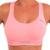 Top Puma Original Feminino Academia Fitness Nadador Sem Costura S/ Bojo Sustentação Confortável - Rosa Claro
