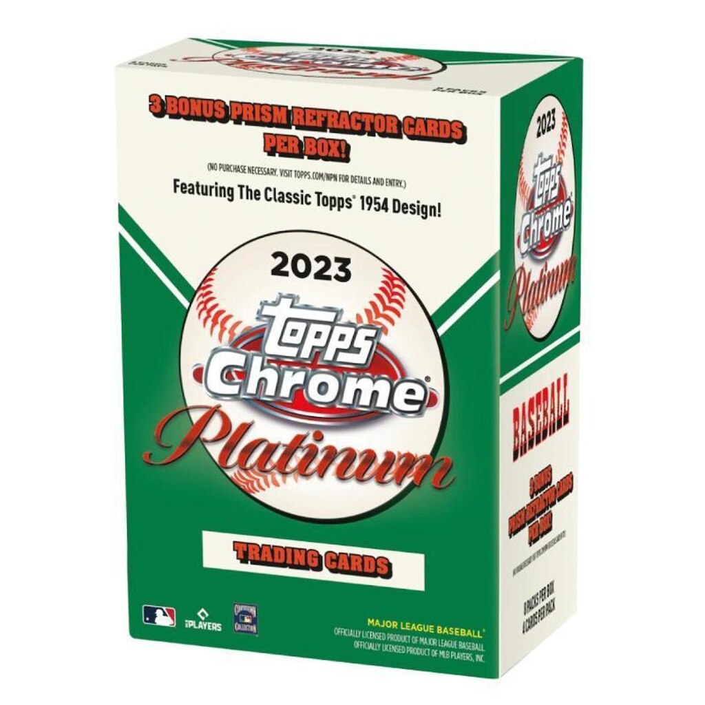 Topps Chrome Cards MLB Baseball Platinum 1954 Value Box