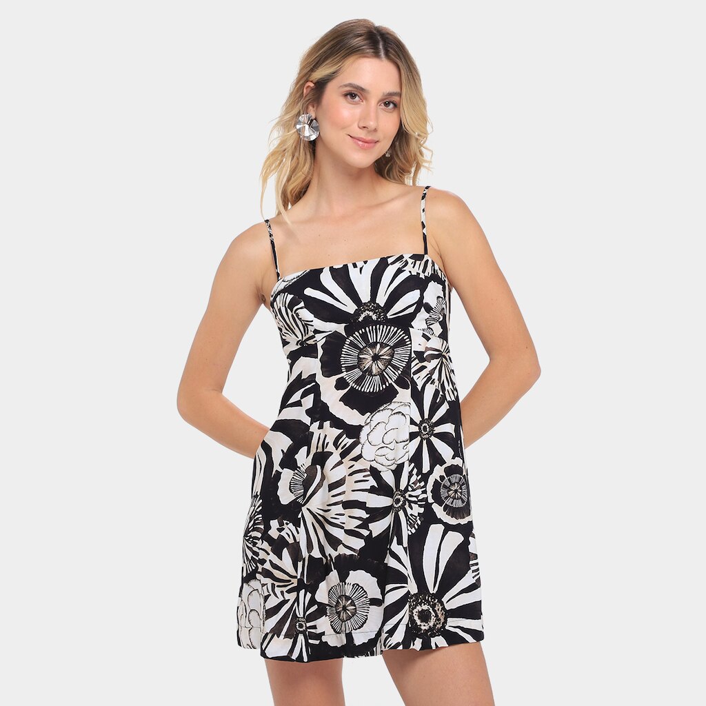Vestido Curto Farm Flora