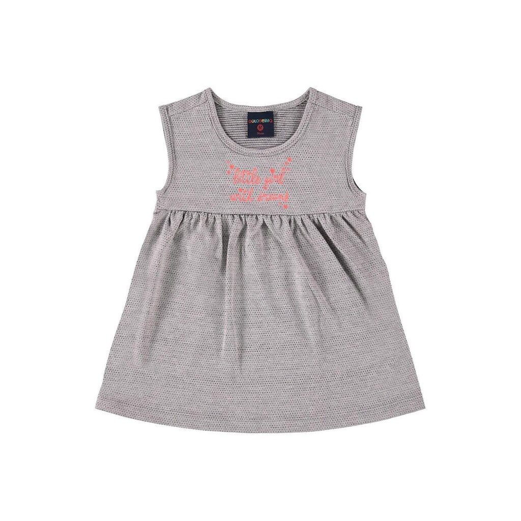 Vestido em Malha Trabalhada para Bebê Menina Guloseima
