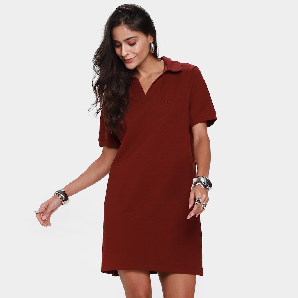 Vestido Hering Casual Feminino