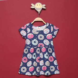 Vestido Infantil Brandili Donuts