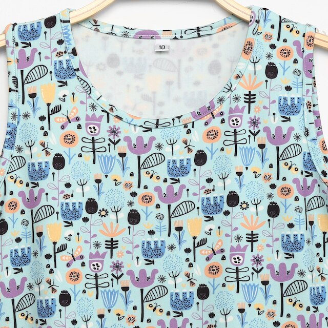 Vestido Infantil Candy Kids Flores Feminino